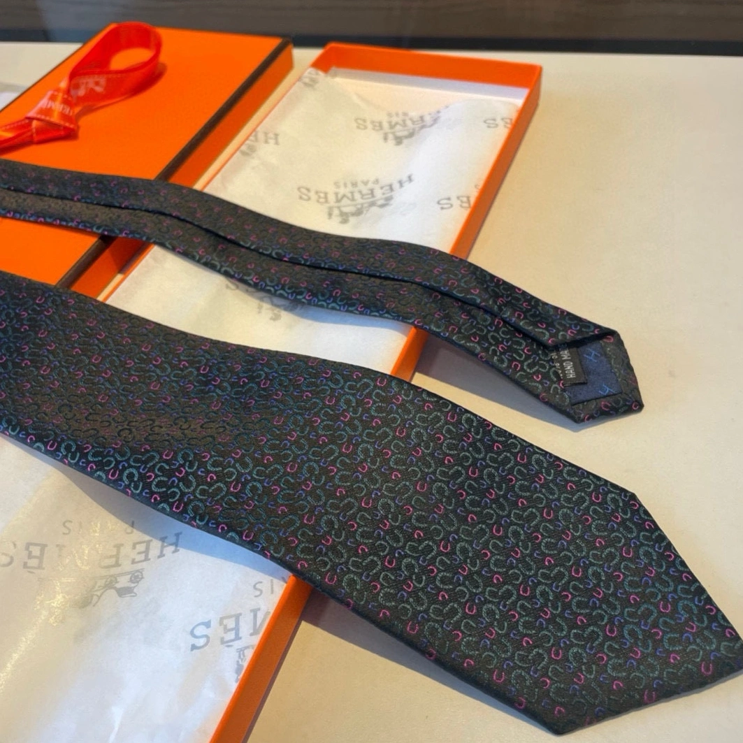 Hermes Necktie For Men Comfortable 7107