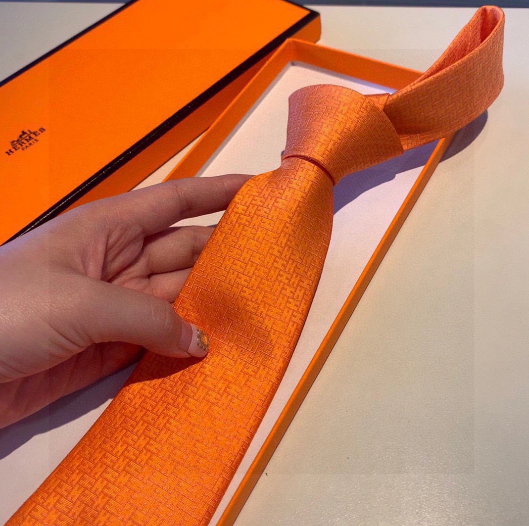 Hermes Necktie For Men DailyWear 9348