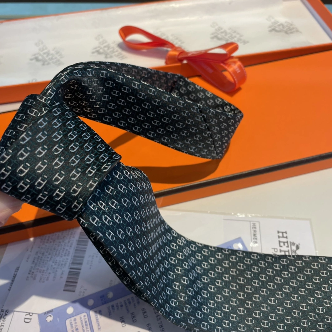 Hermes Necktie For Men Durable 3659