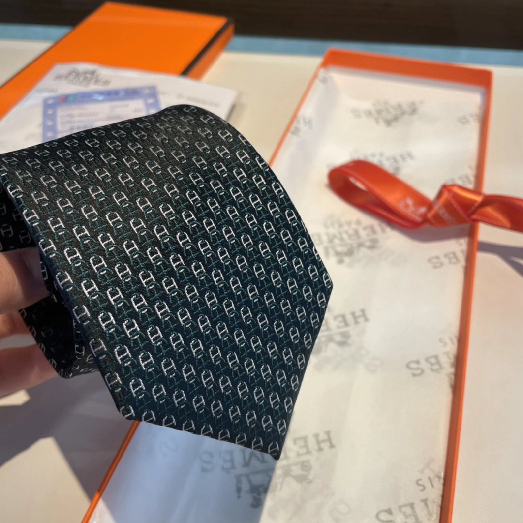Hermes Necktie For Men Durable 3659