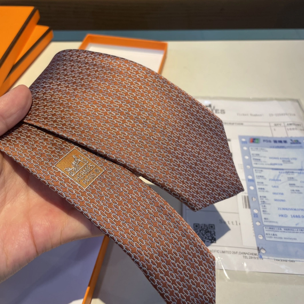 Hermes Necktie For Men Durable 4350