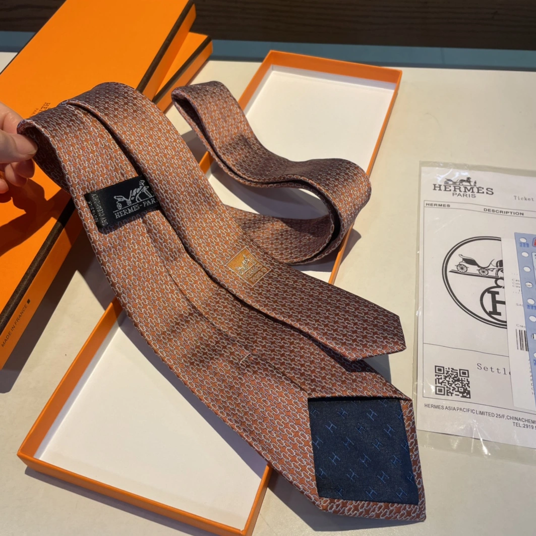 Hermes Necktie For Men Durable 4350