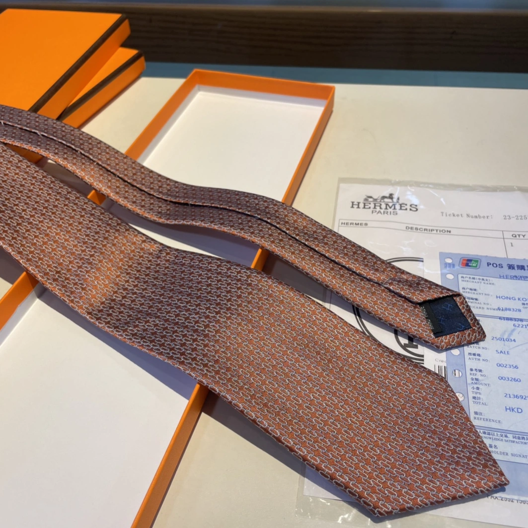 Hermes Necktie For Men Durable 4350