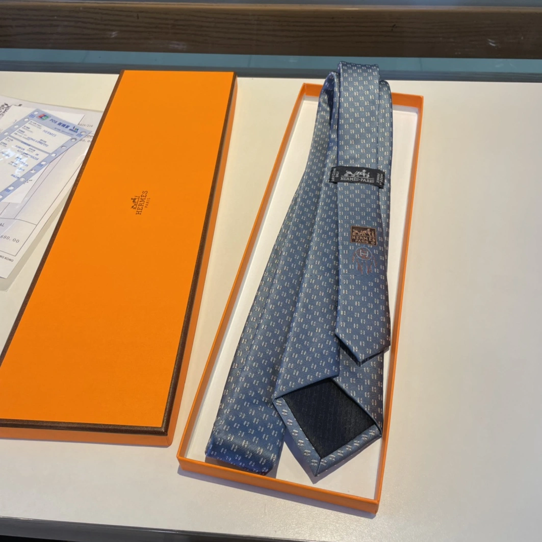 Hermes Necktie For Men Durable 8801