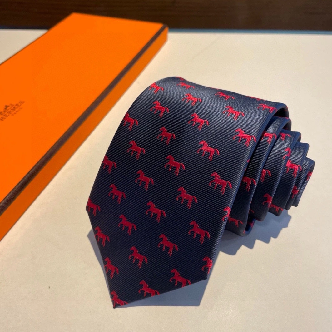 Hermes Necktie For Men Durable 9219