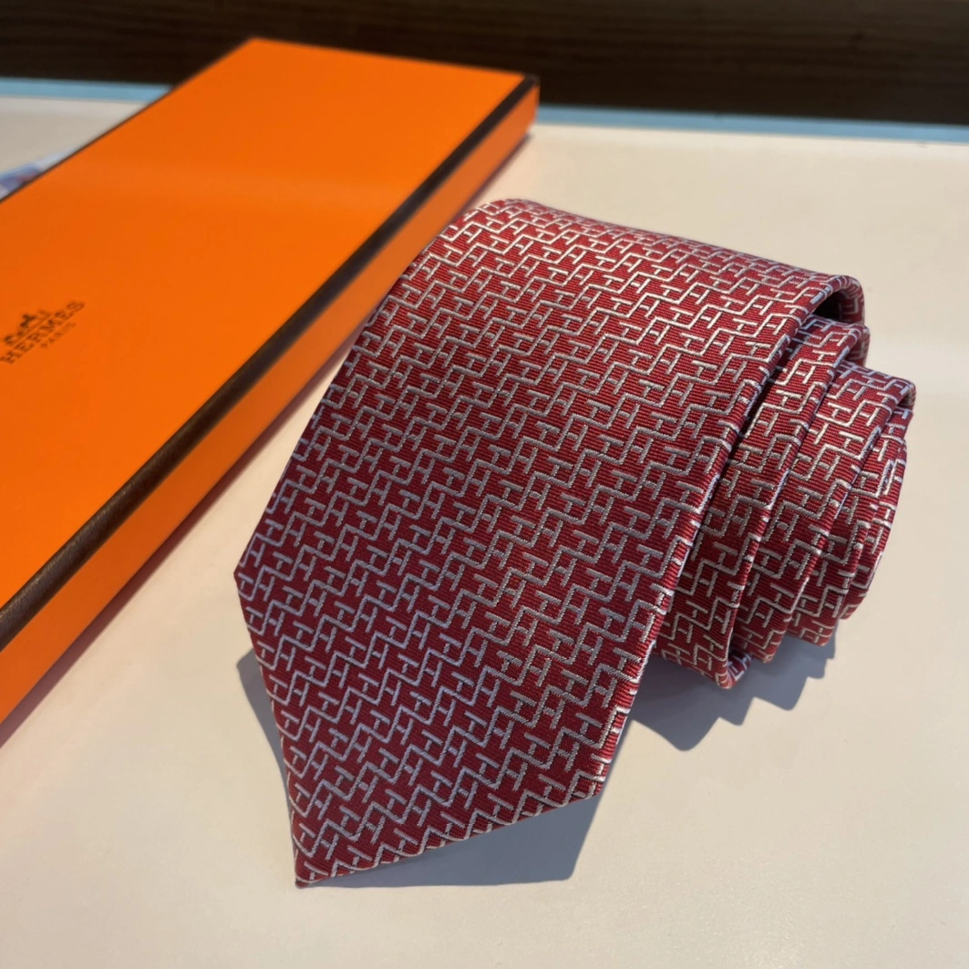 Hermes Necktie For Men Elegant 2408