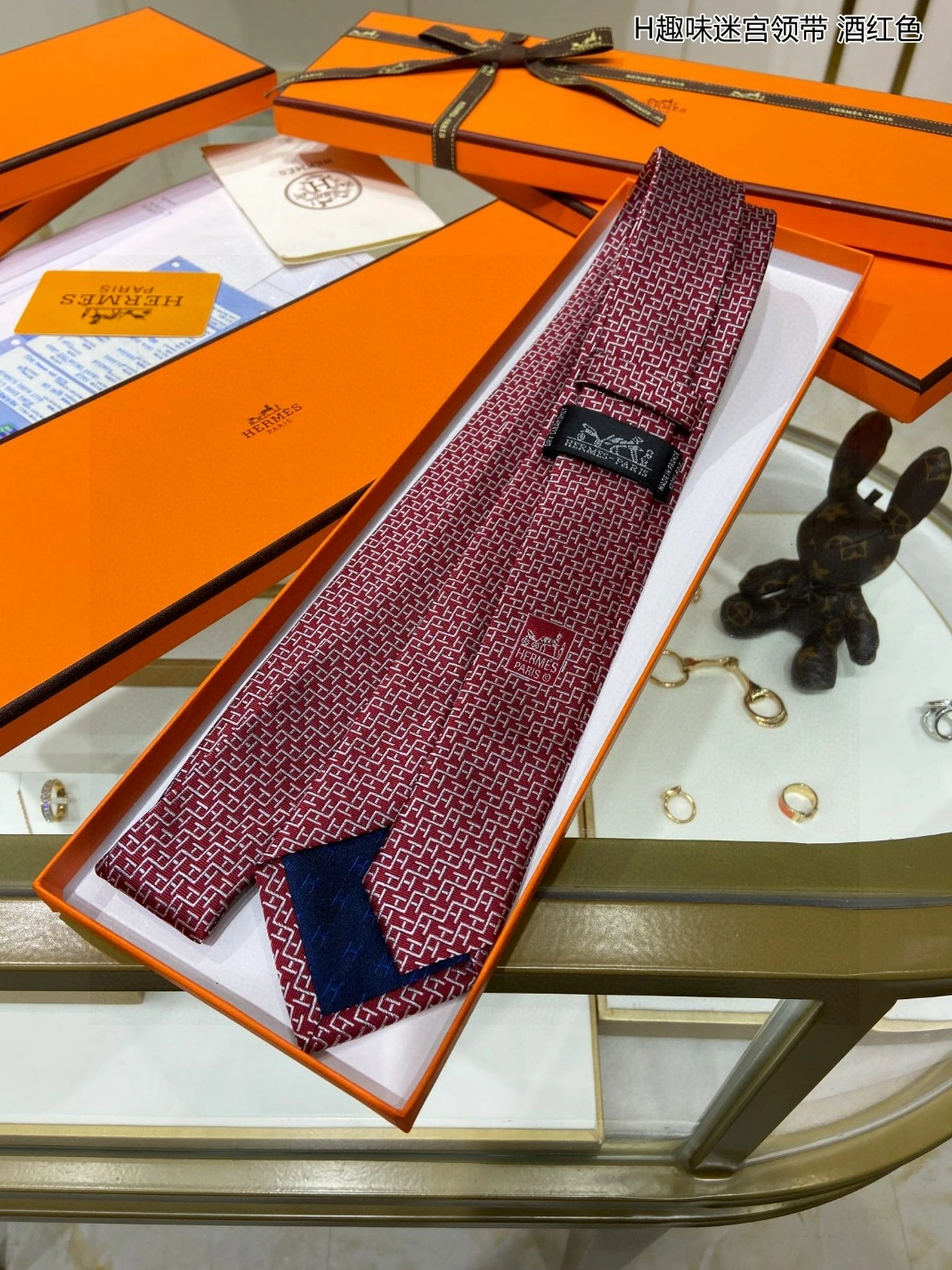 Hermes Necktie For Men EyeCatching 2769