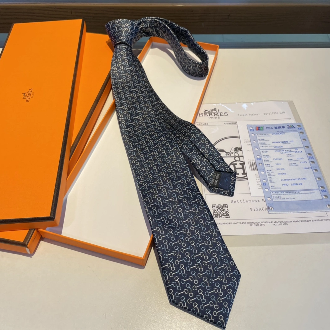 Hermes Necktie For Men Fashionable 846