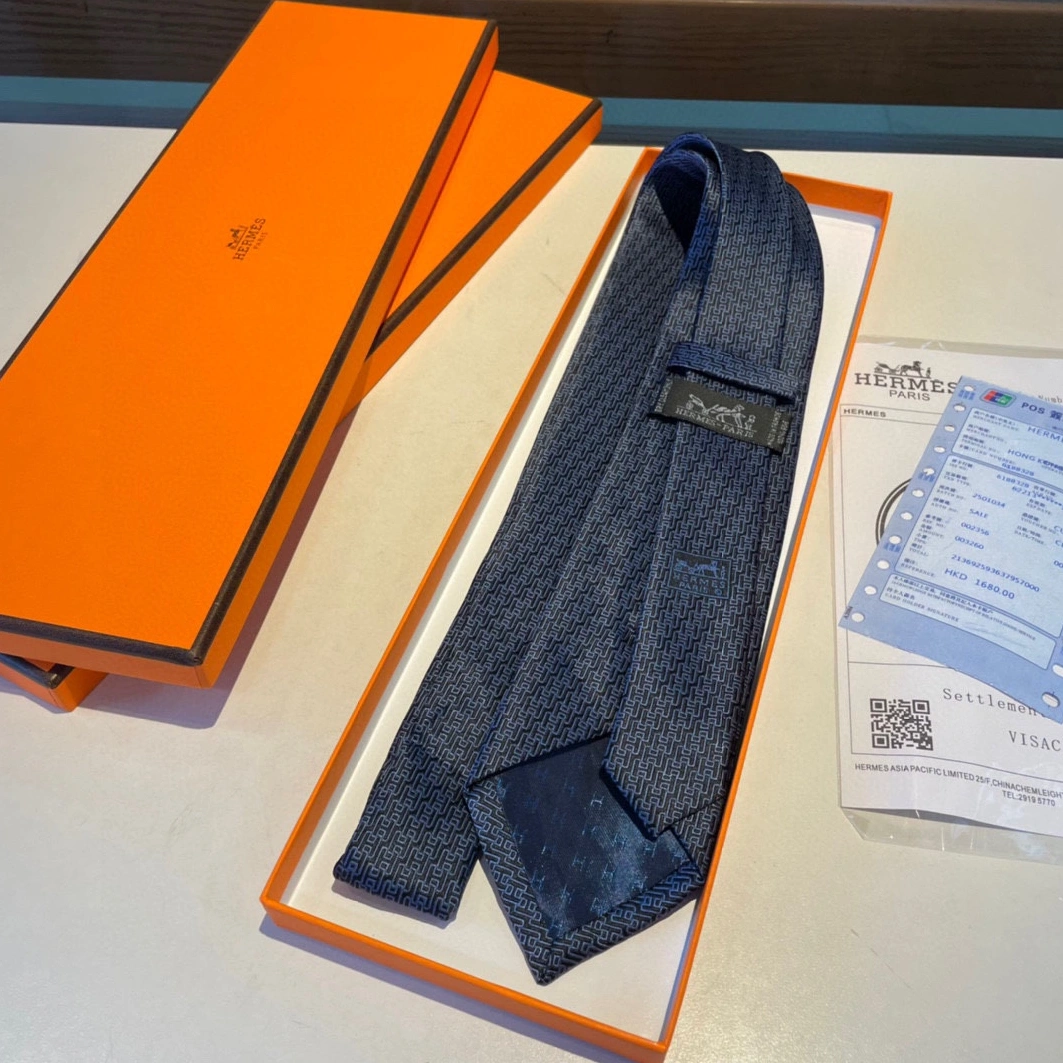 Hermes Necktie For Men Fashionable 8825