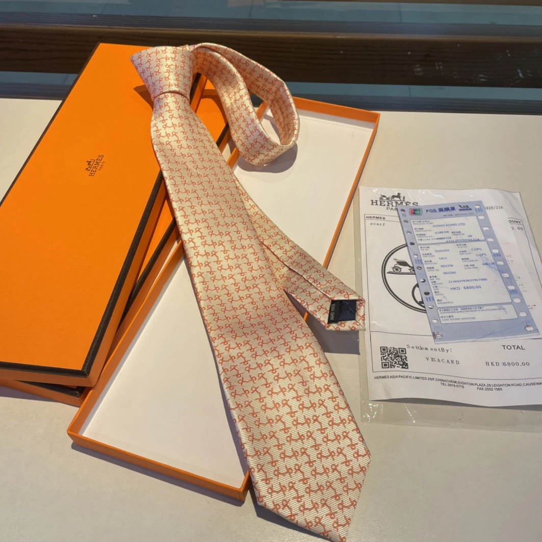 Hermes Necktie For Men Fashionable 8875