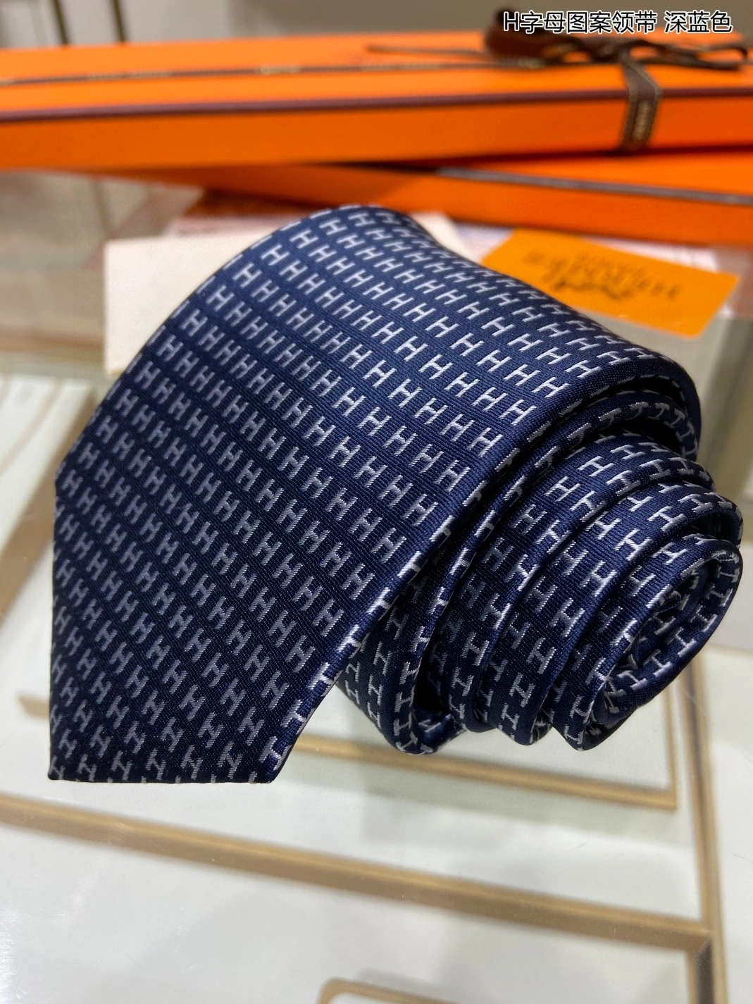 Hermes Necktie For Men Functional 7786