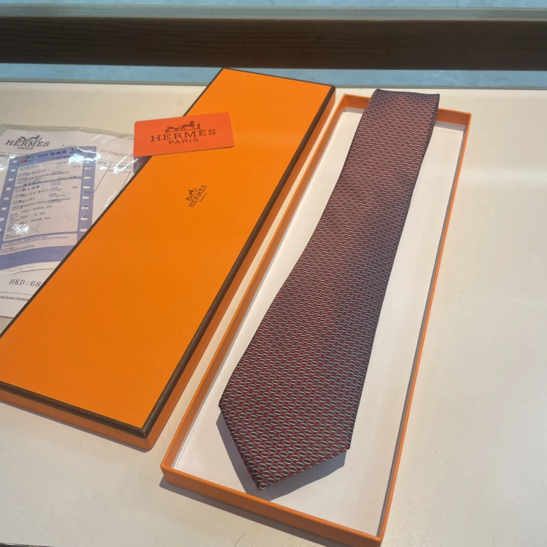 Hermes Necktie For Men Minimalist 1537