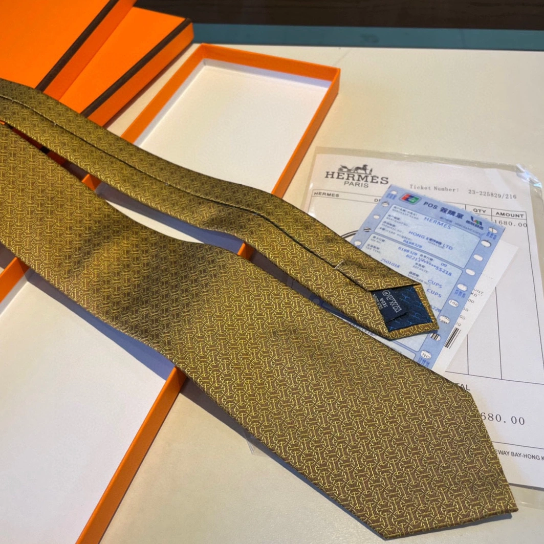 Hermes Necktie For Men Practical 6702
