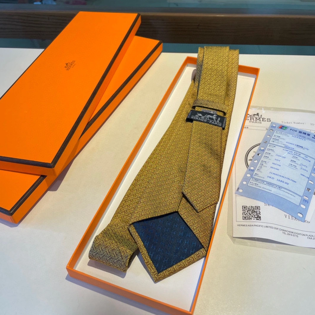 Hermes Necktie For Men Practical 6702