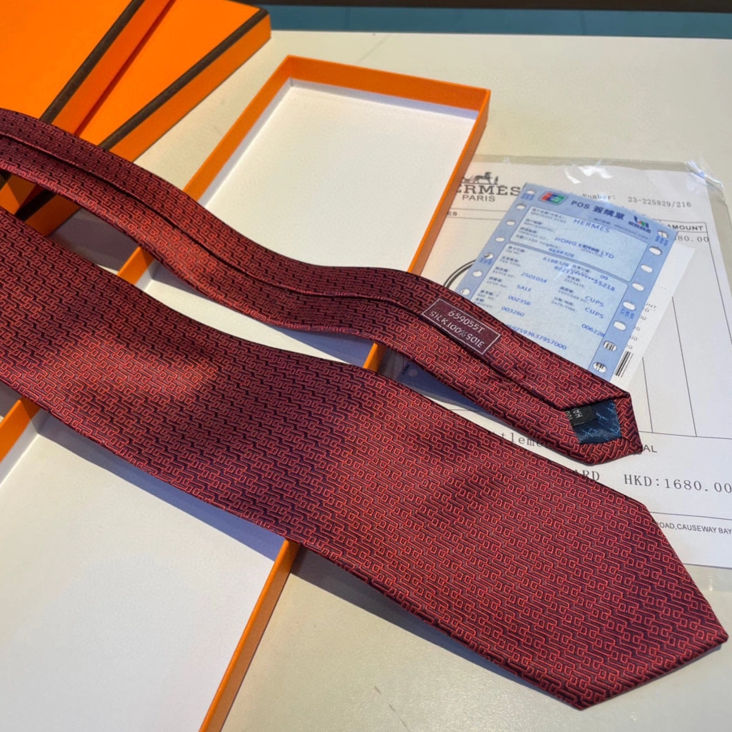 Hermes Necktie For Men Sleek 3252