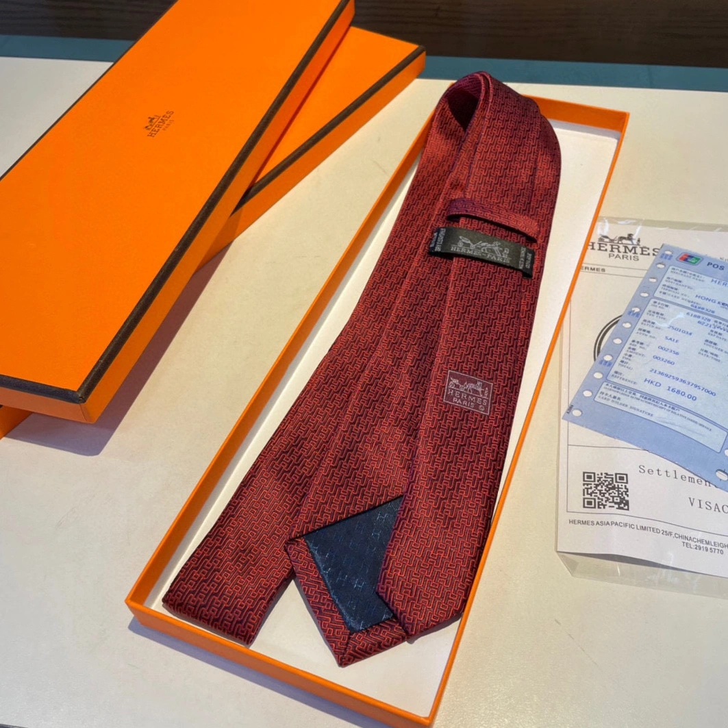 Hermes Necktie For Men Sleek 3252