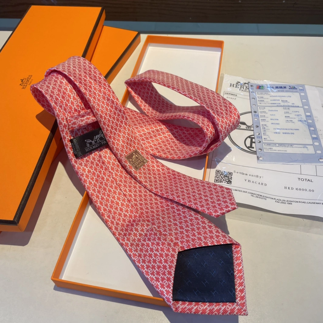 Hermes Necktie For Men Sleek 9620