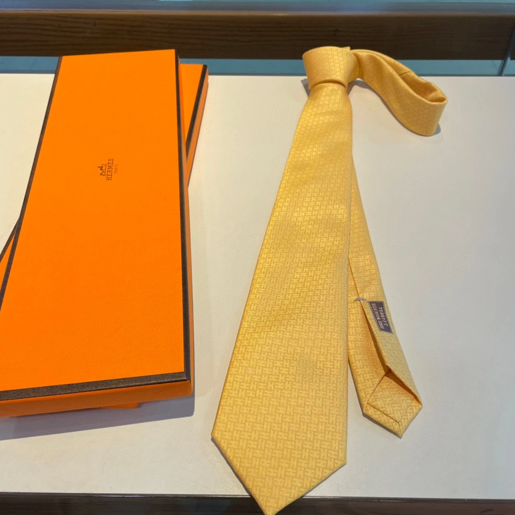 Hermes Necktie For Men Soft 9799
