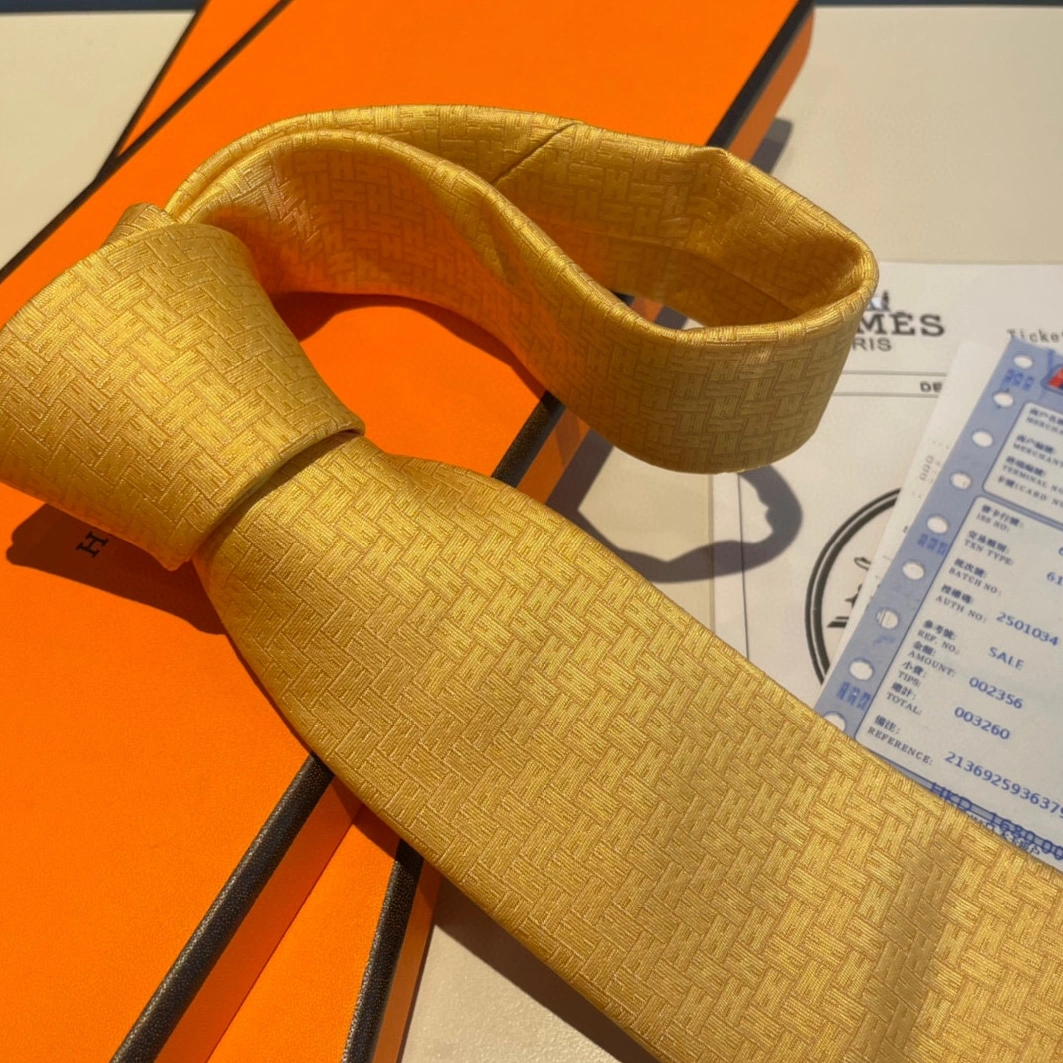 Hermes Necktie For Men Soft 9799