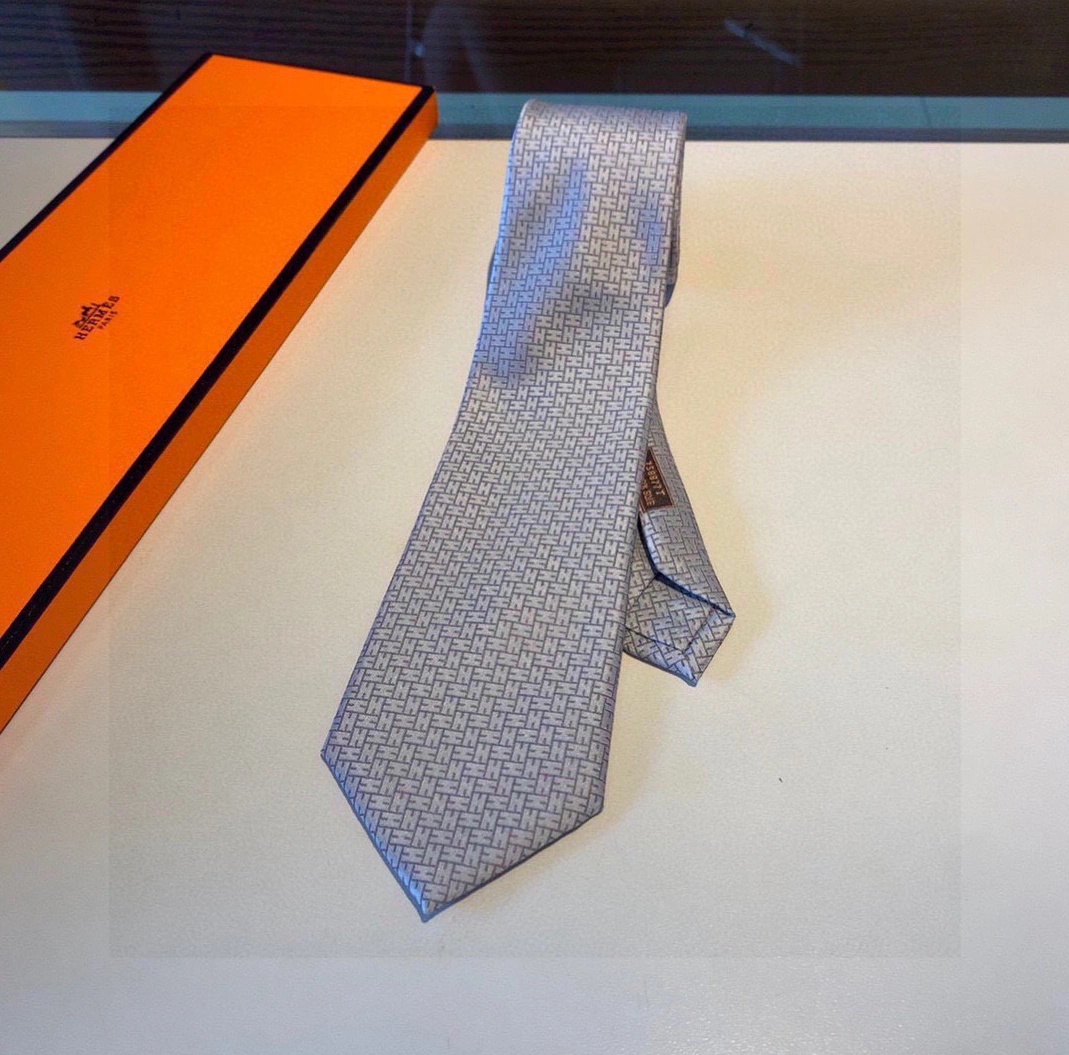 Hermes Necktie For Men Versatile 1807
