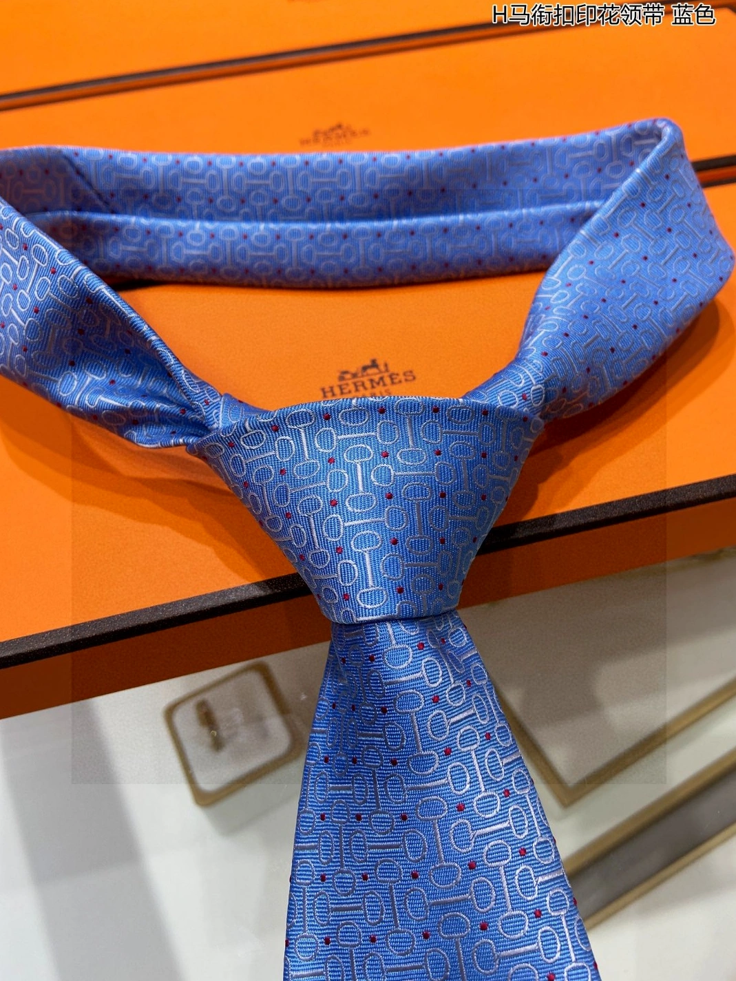 Hermes Necktie For Men Versatile 2449