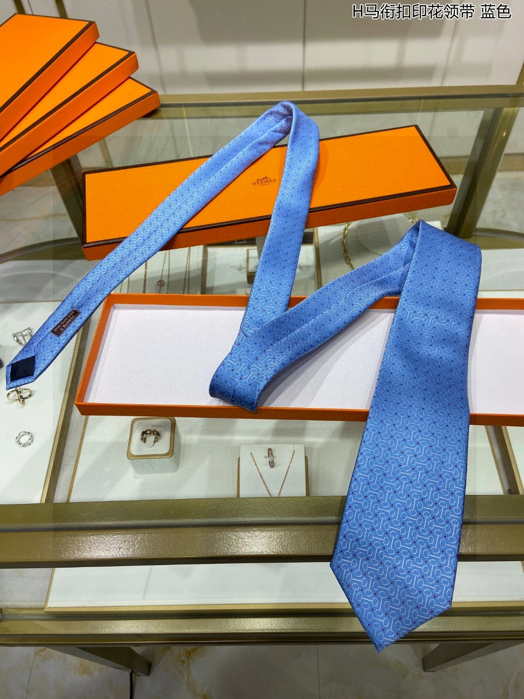 Hermes Necktie For Men Versatile 2449