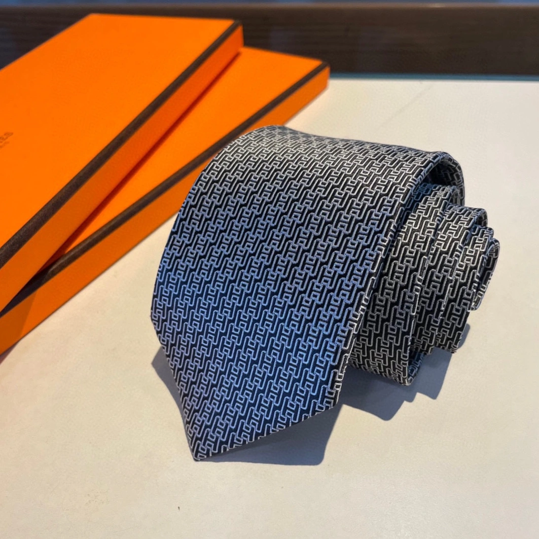 Hermes Necktie For Men Versatile 4372