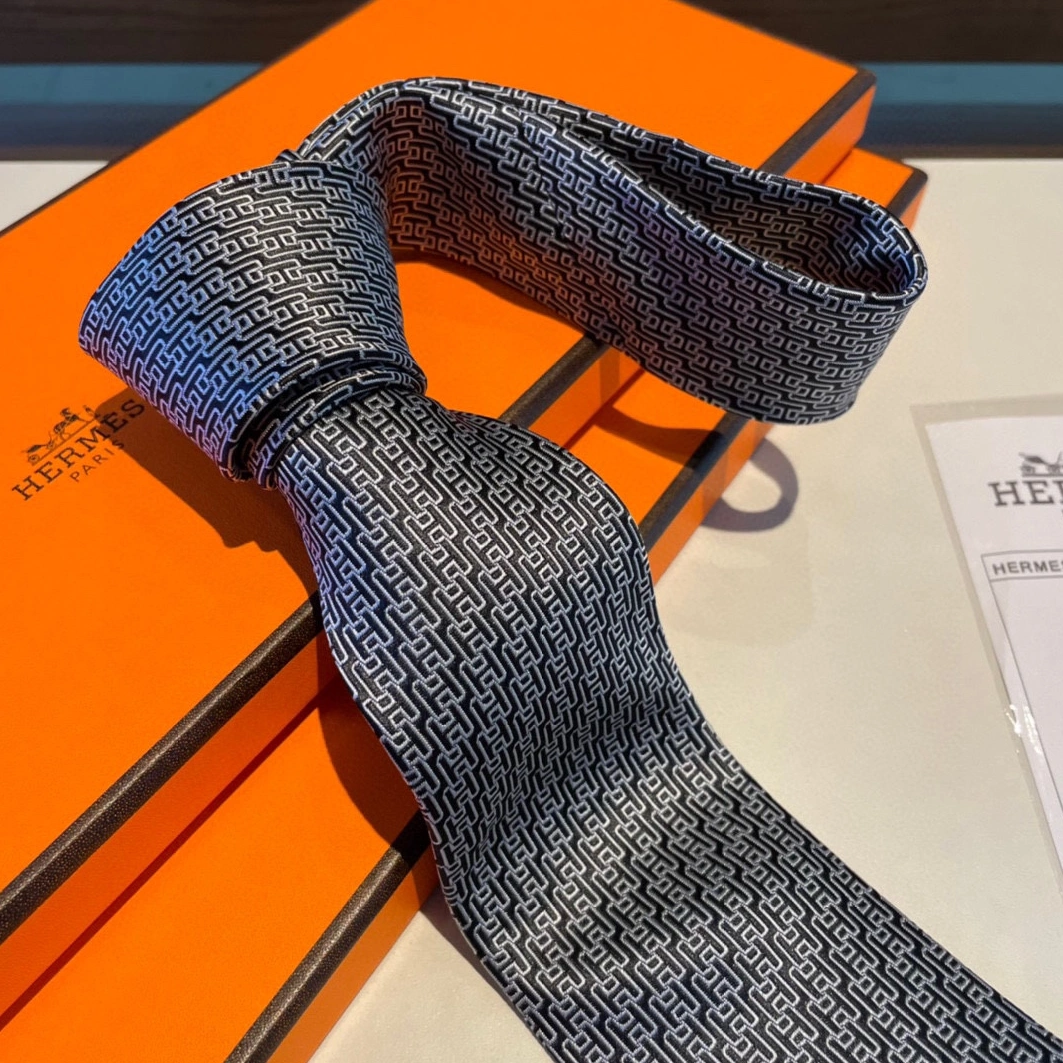 Hermes Necktie For Men Versatile 4372