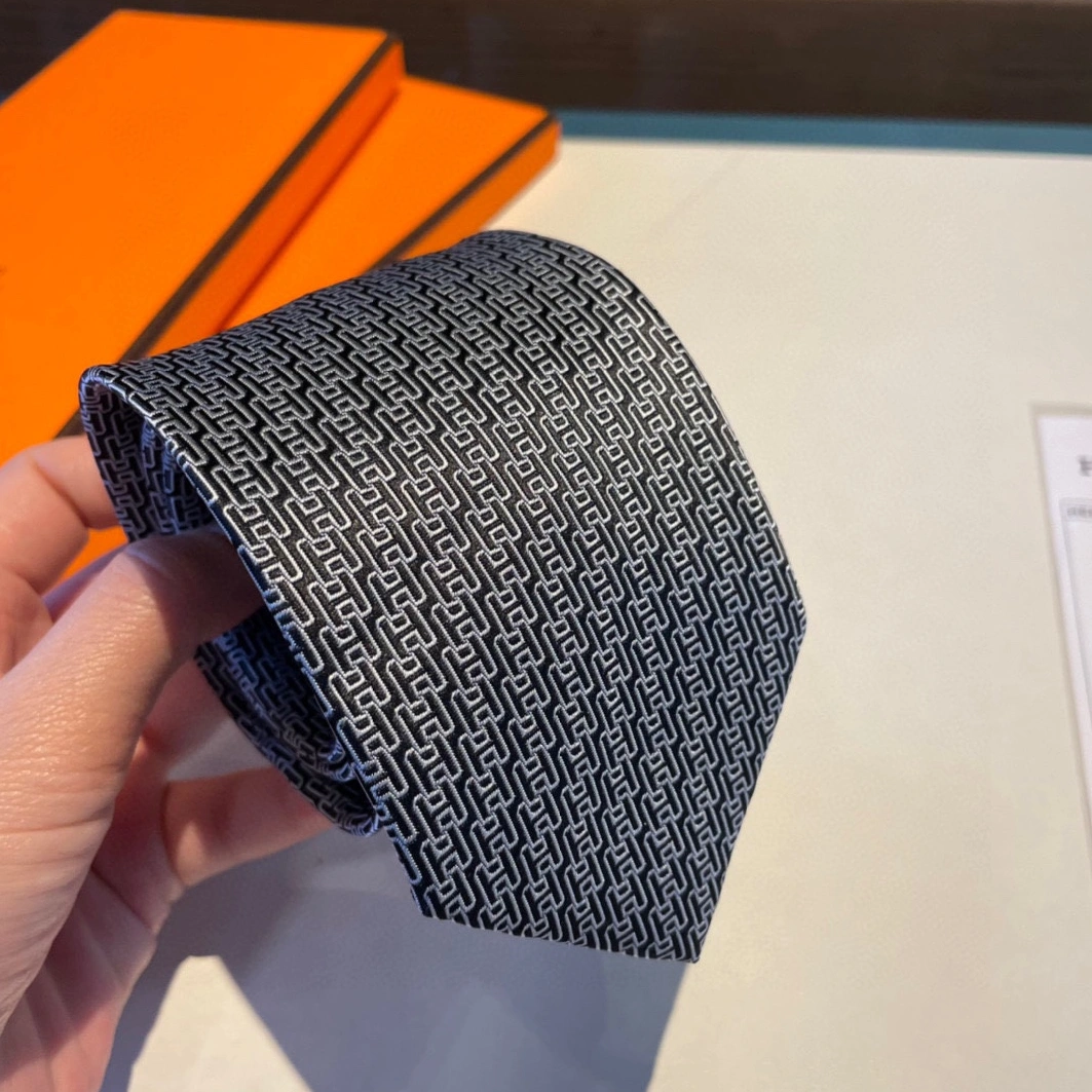 Hermes Necktie For Men Versatile 4372
