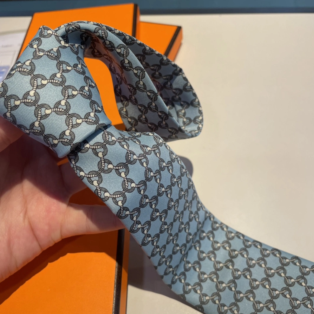 Hermes Necktie For Men Versatile 542