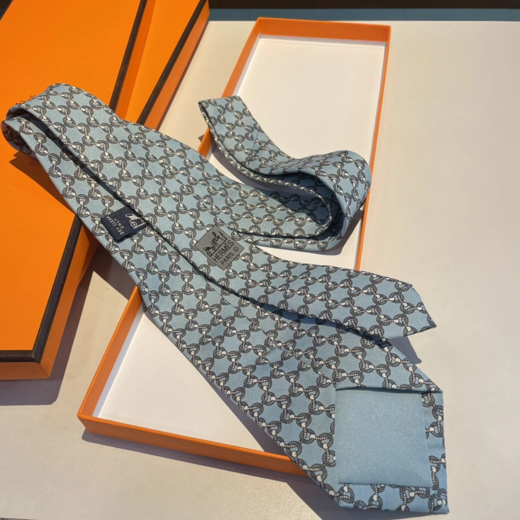Hermes Necktie For Men Versatile 542