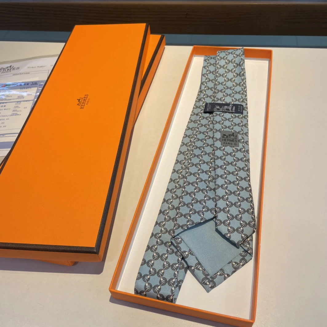Hermes Necktie For Men Versatile 542