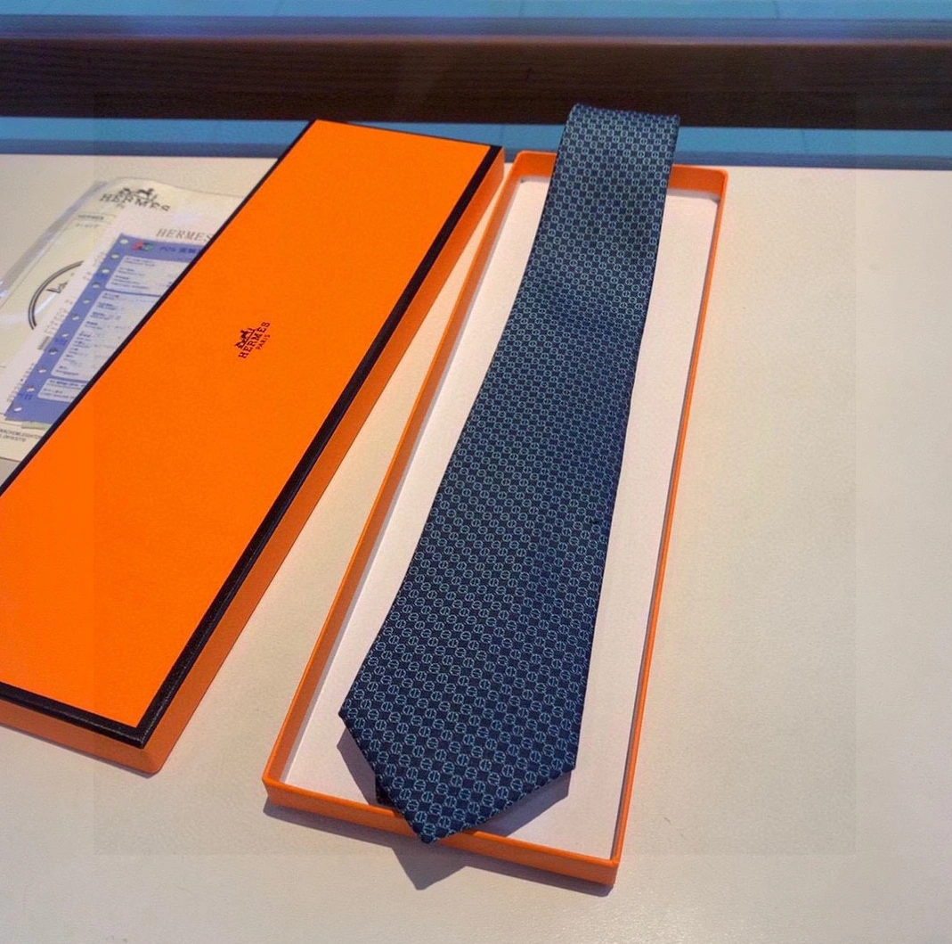 Hermes Necktie For Men Versatile 8616