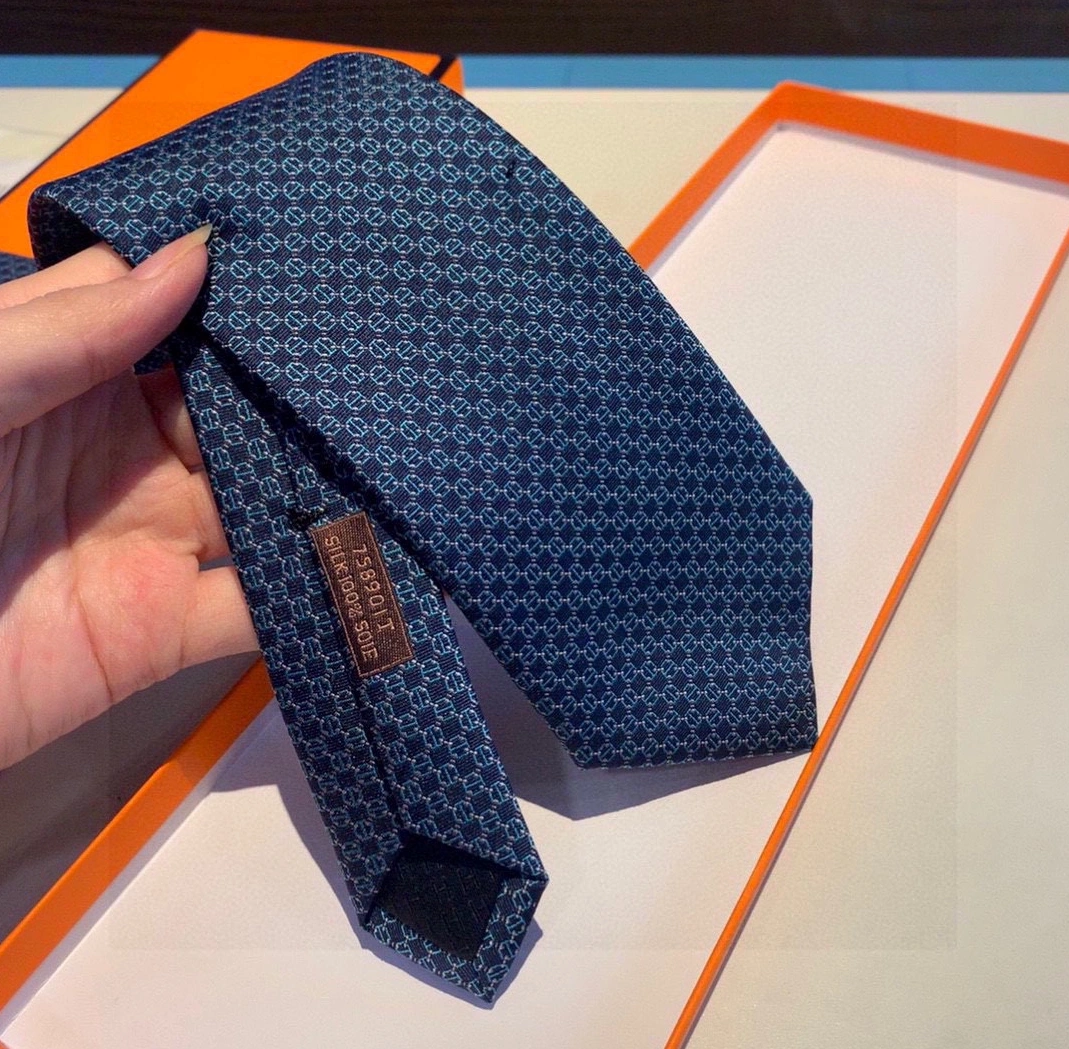 Hermes Necktie For Men Versatile 8616