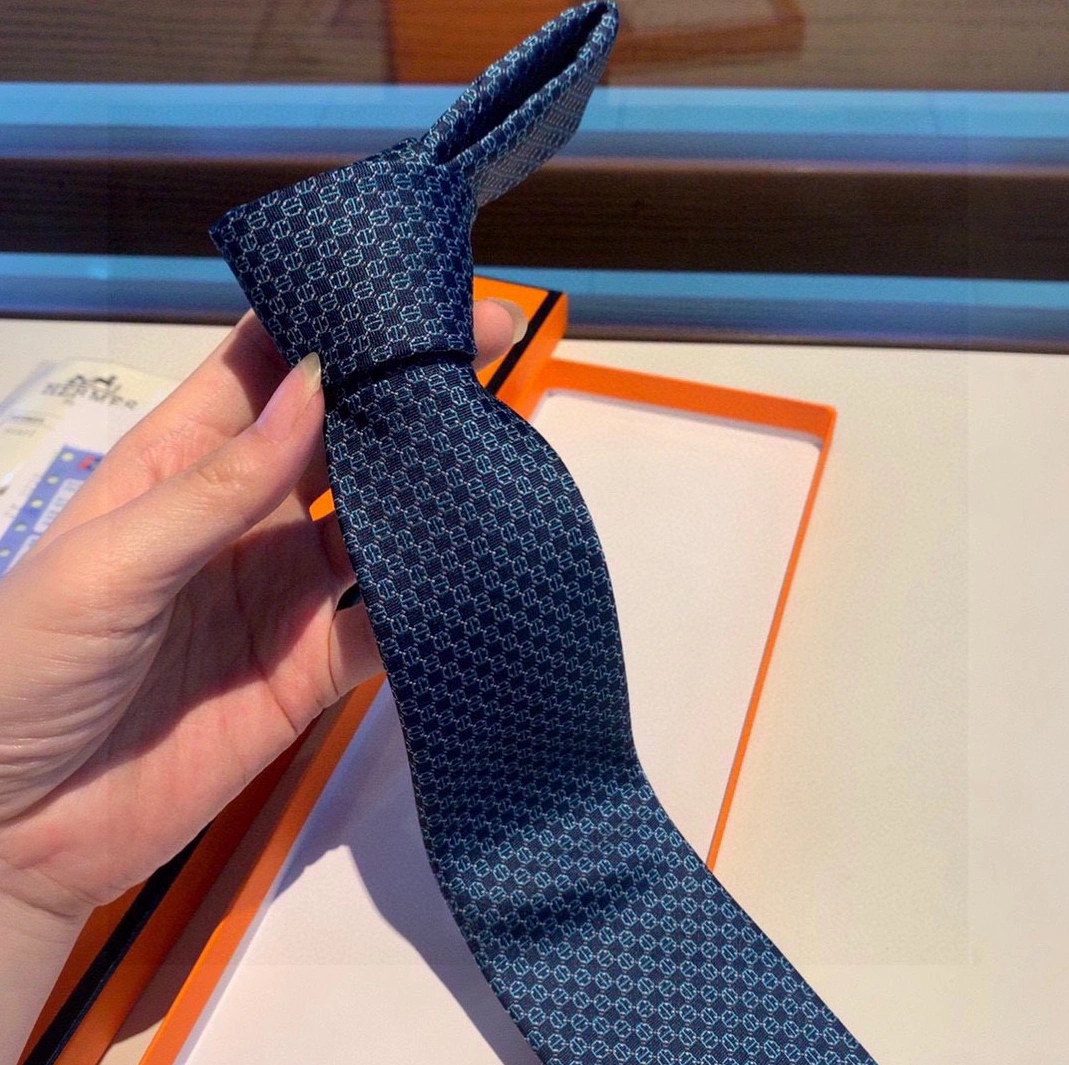 Hermes Necktie For Men Versatile 8616