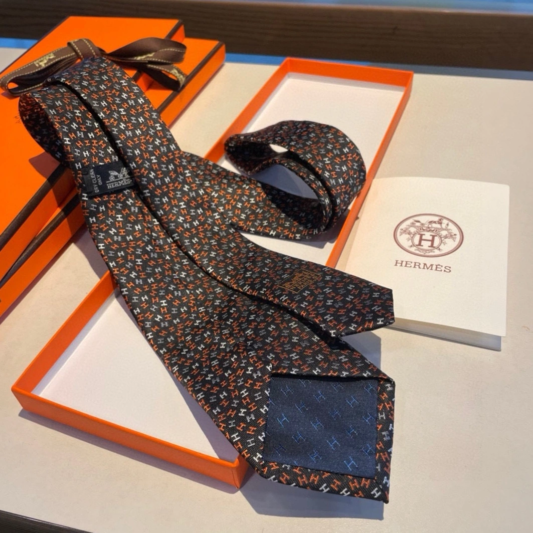 Hermes Necktie For Men Vibrant 469