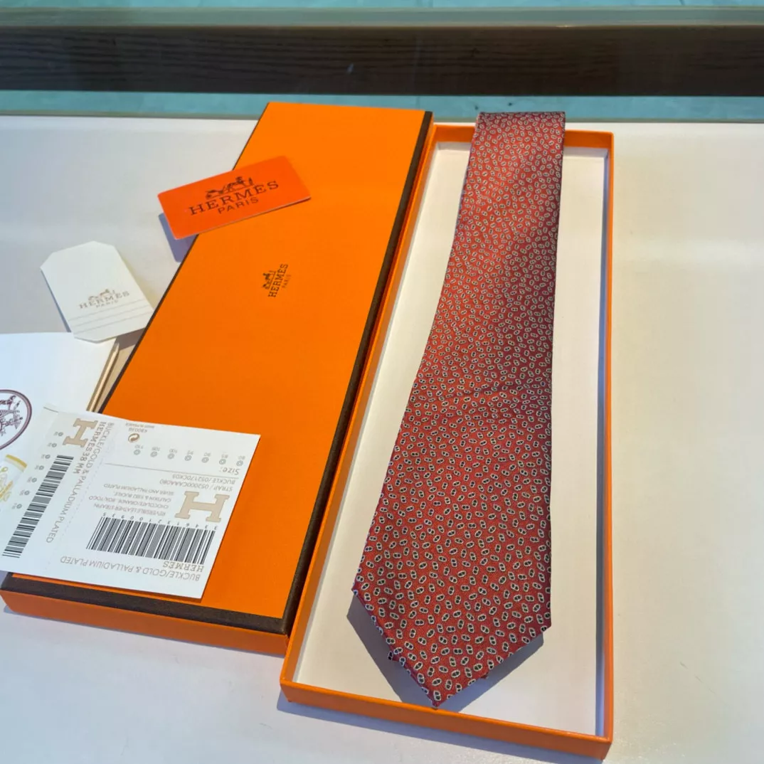 Hermes Necktie Sleek 7367