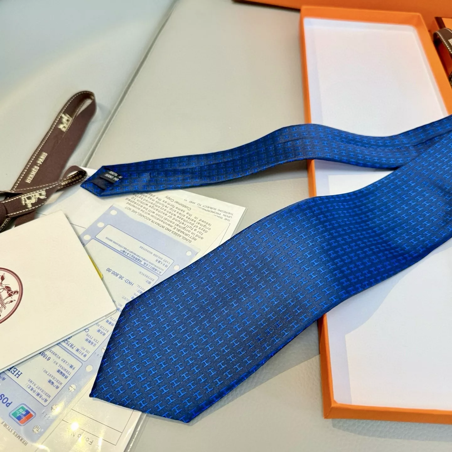 Hermes Necktie Vibrant 2537
