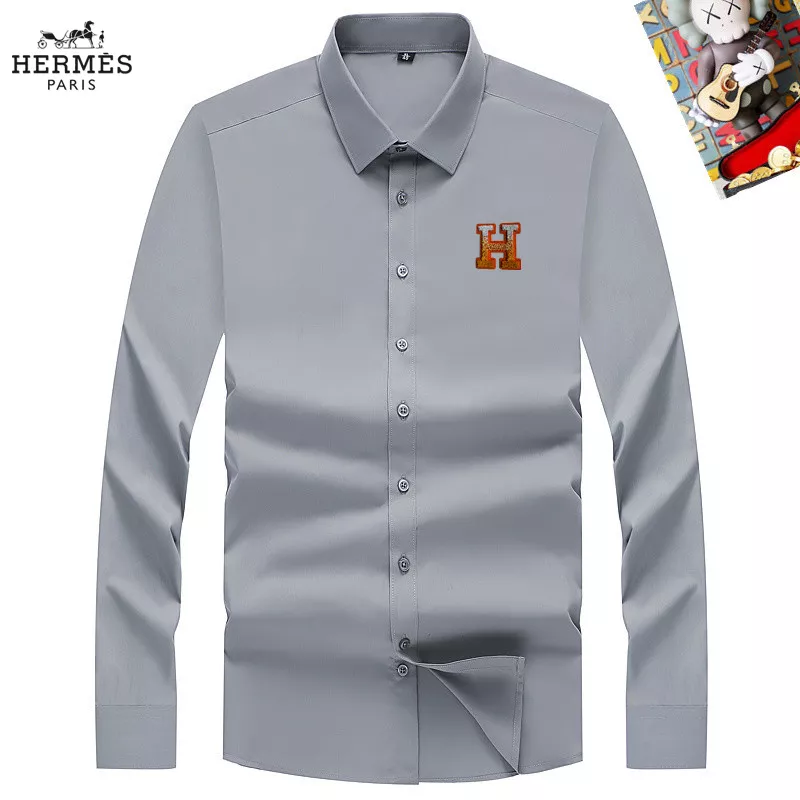 Hermes Shirts Long Sleeved For Men Comfortable 6328