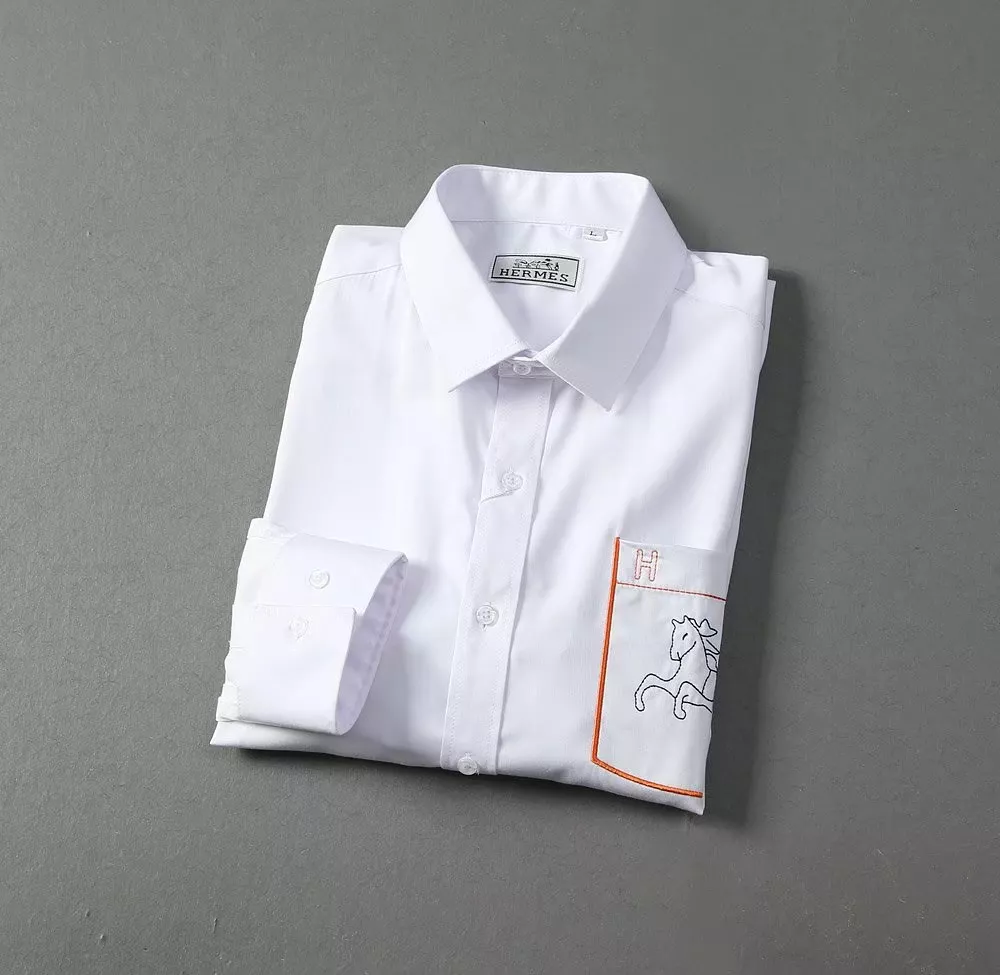 Hermes Shirts Long Sleeved For Men DailyWear 3116