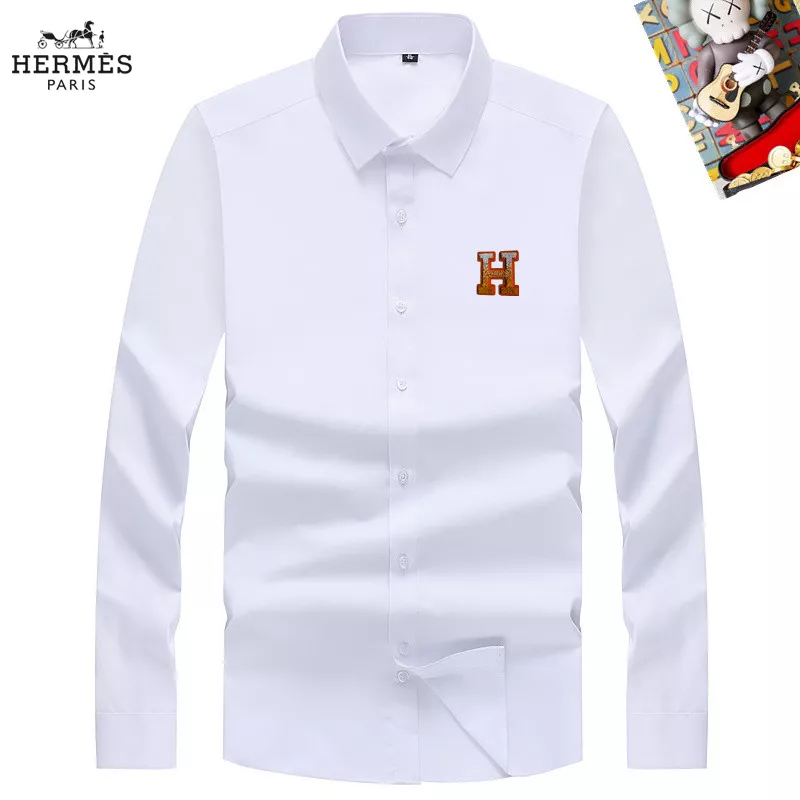 Hermes Shirts Long Sleeved For Men Stylish 7224