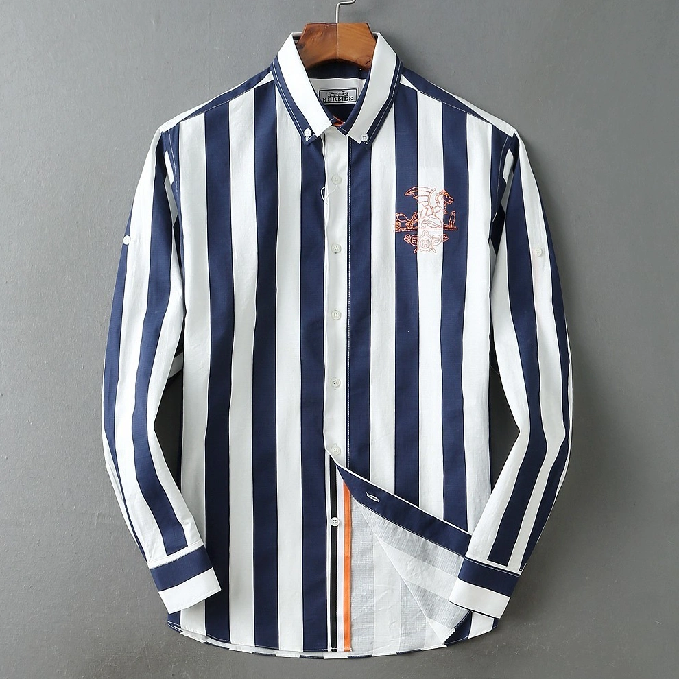 Hermes Shirts Long Sleeved For Men WellDesigned 9688