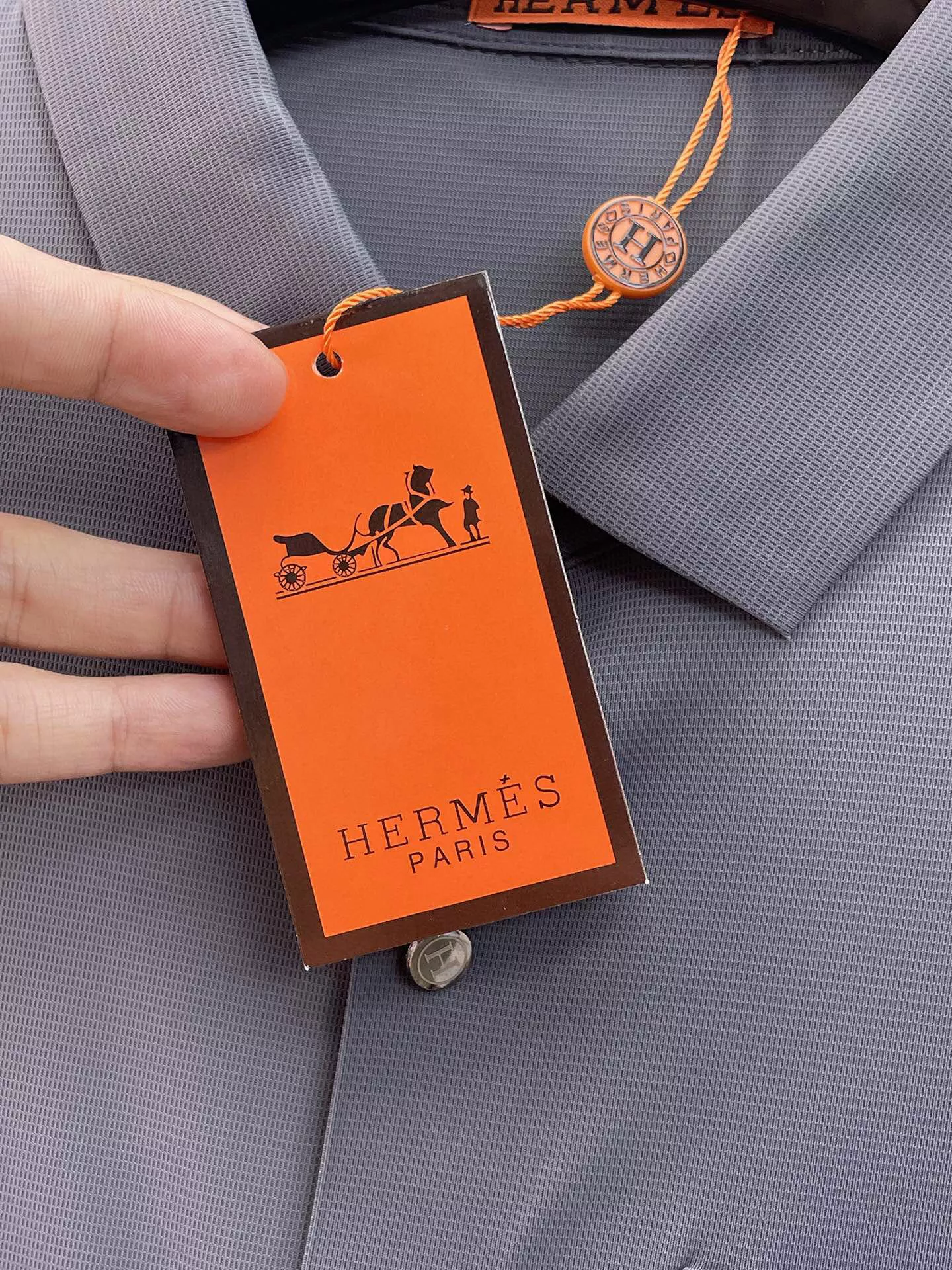 Hermes Shirts Short Sleeved For Men Comfortable 3797