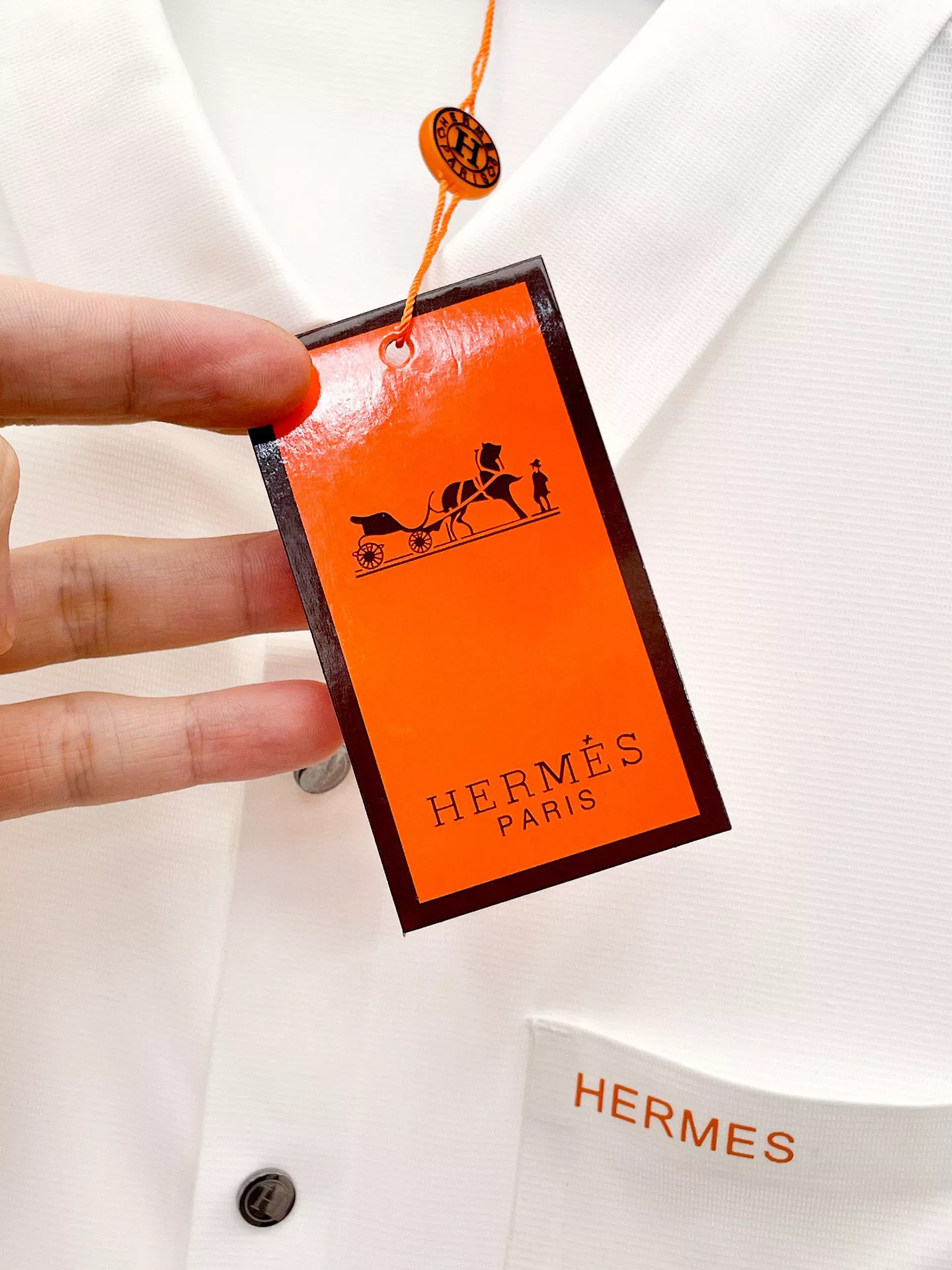 Hermes Shirts Short Sleeved For Men Versatile 2690
