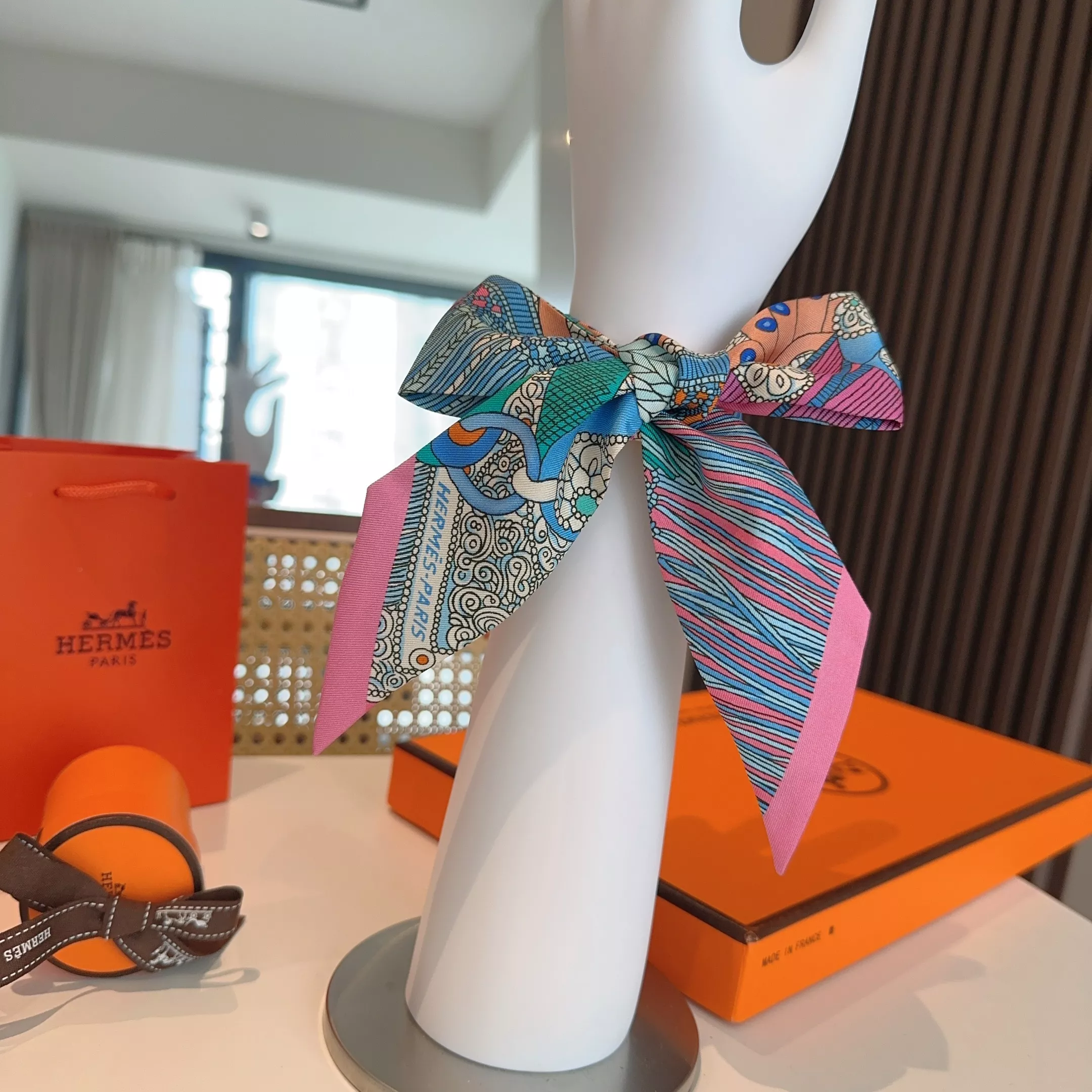 Hermes Silk Scarf AllSeason 6962
