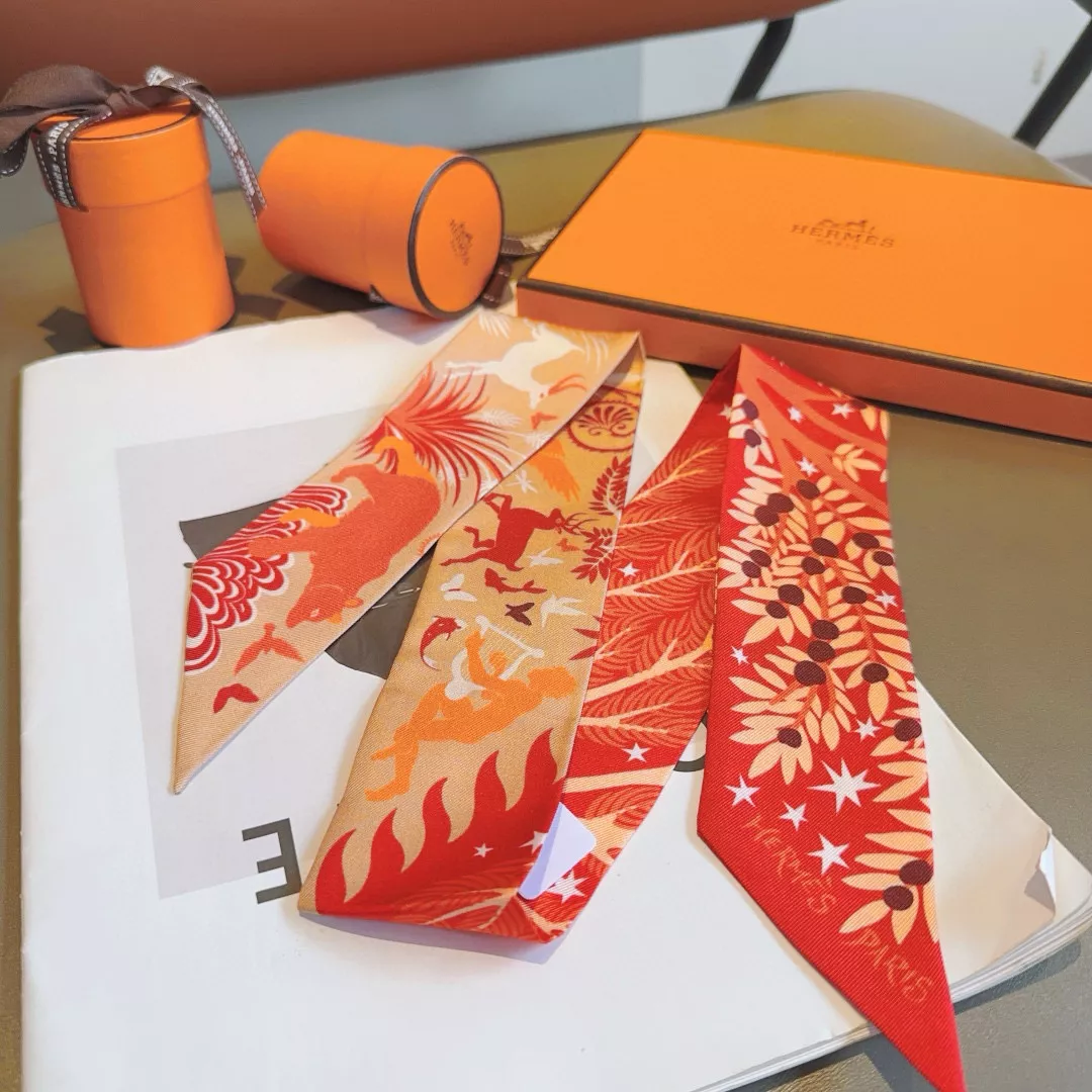 Hermes Silk Scarf Breathable 8097