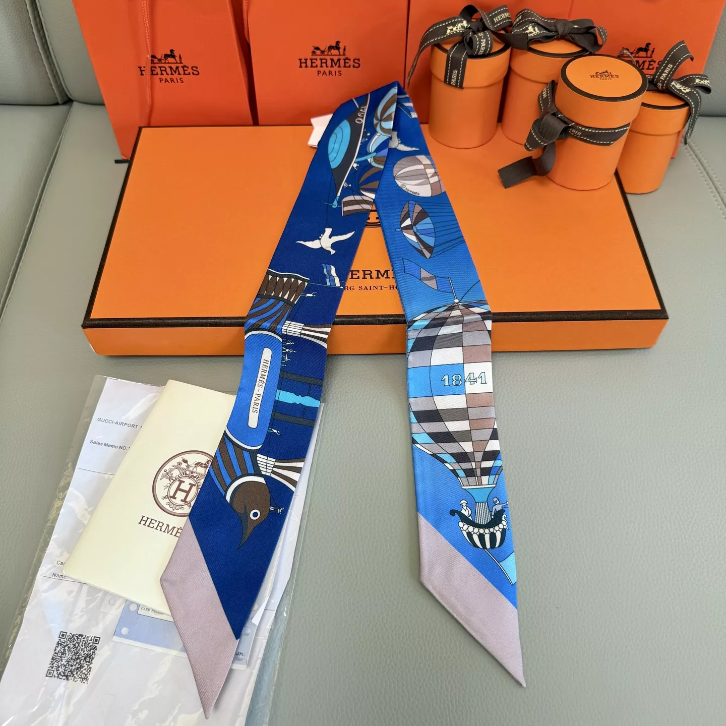 Hermes Silk Scarf Bright 9280