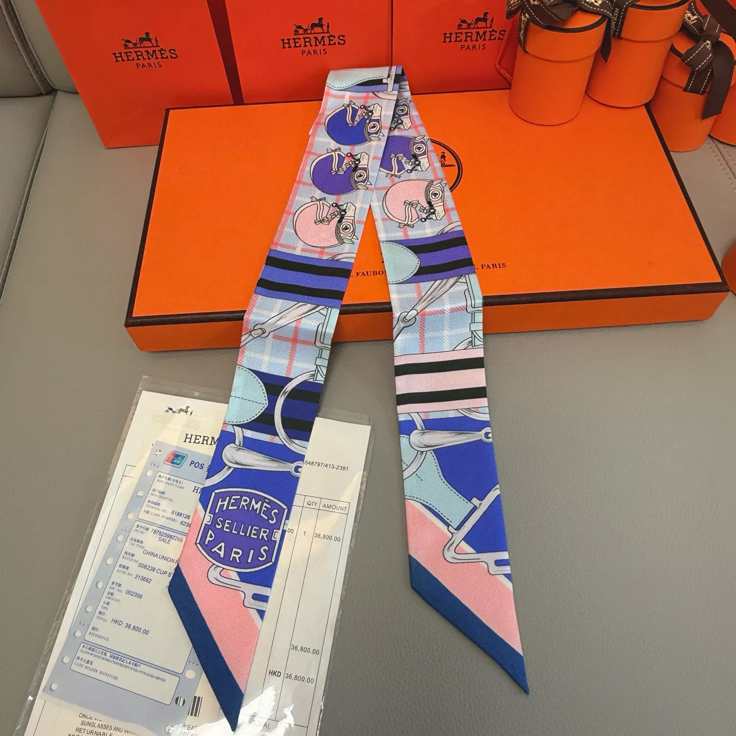 Hermes Silk Scarf Durable 1926