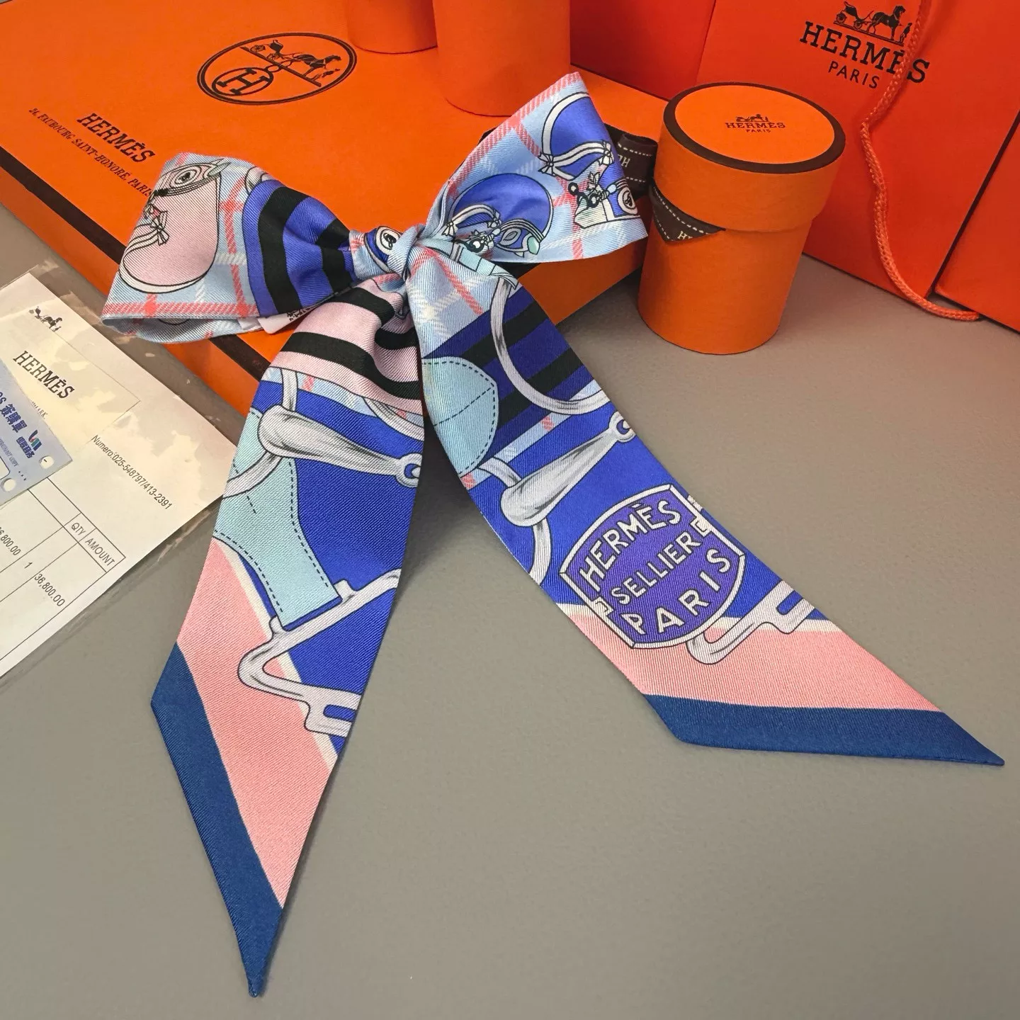 Hermes Silk Scarf Durable 1926
