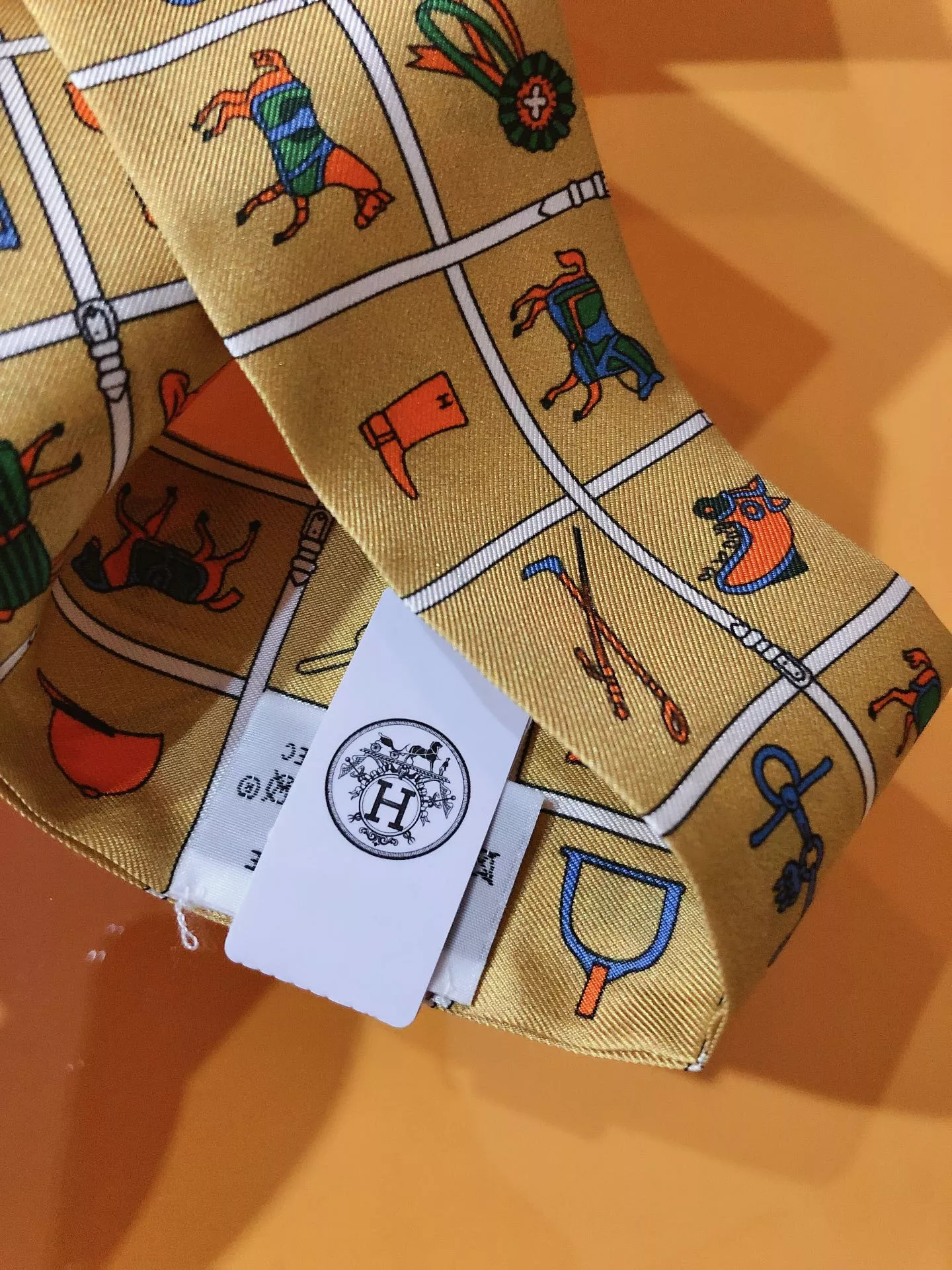 Hermes Silk Scarf Durable 3904